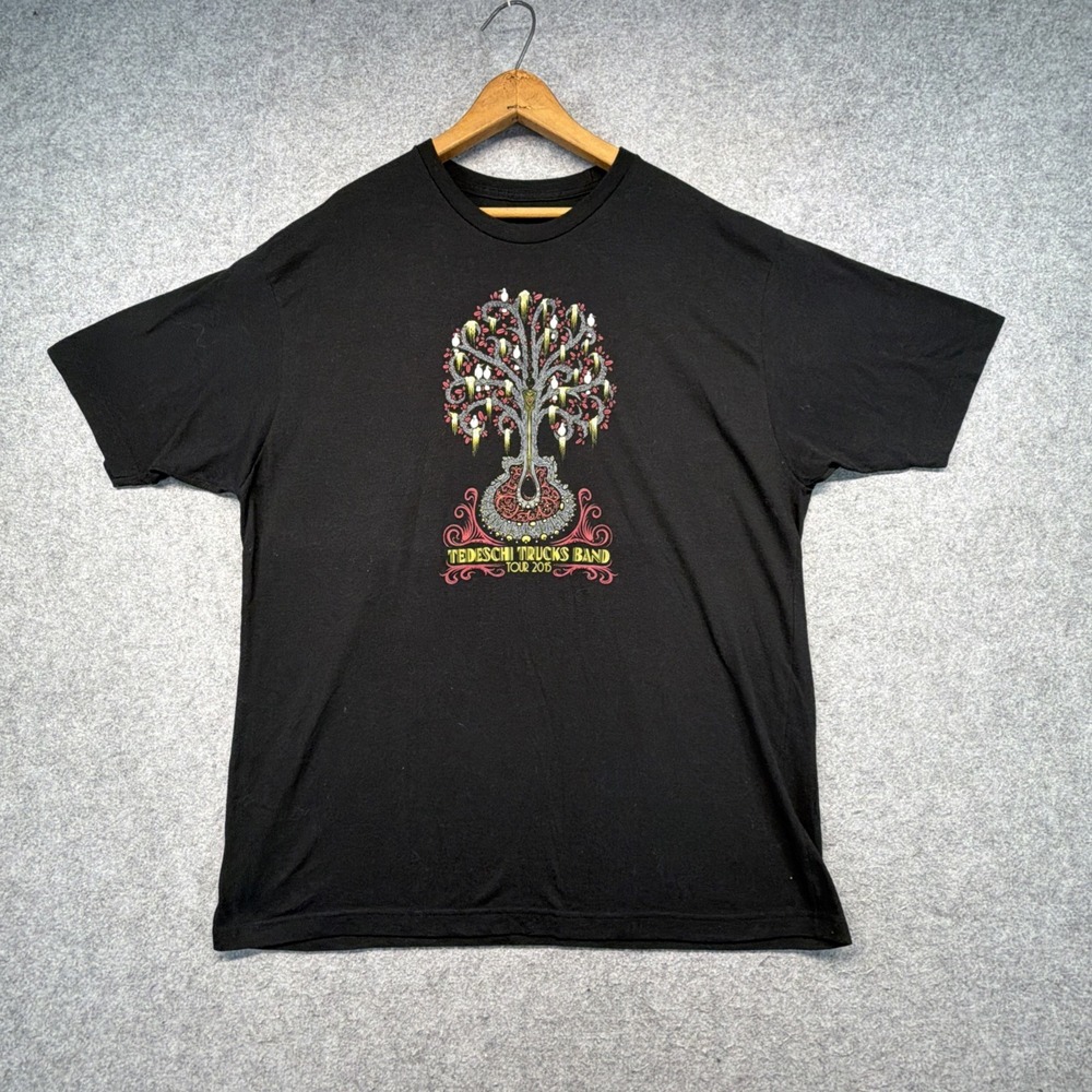 Tedeschi Trucks Band Shirt Mens XL Black Graphic Concert Tee 2015